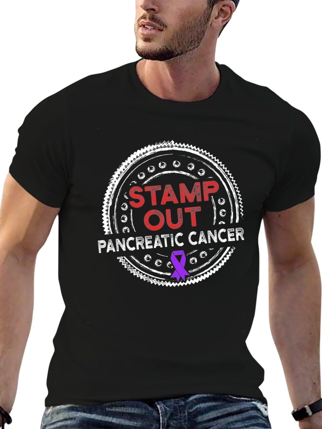 Stamp Out Pancreatic Cancer Awareness T-Shirt