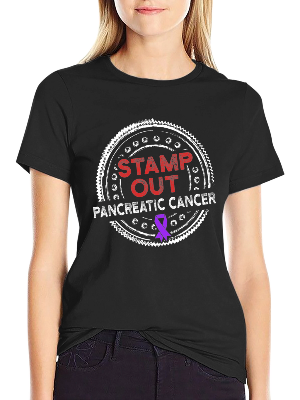 Stamp Out Pancreatic Cancer Awareness T-Shirt