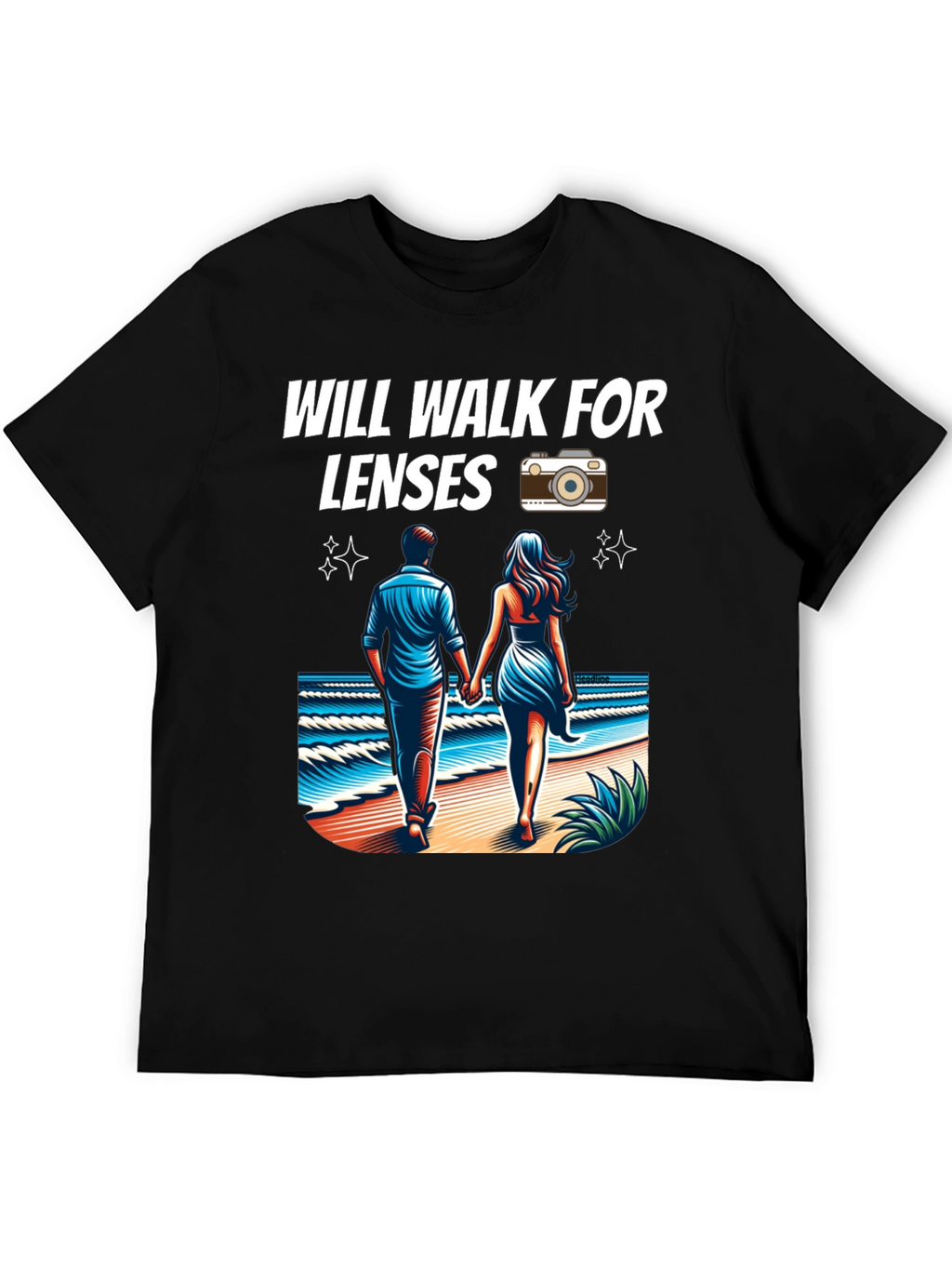 Will Walk for Lenses Graphic Tee