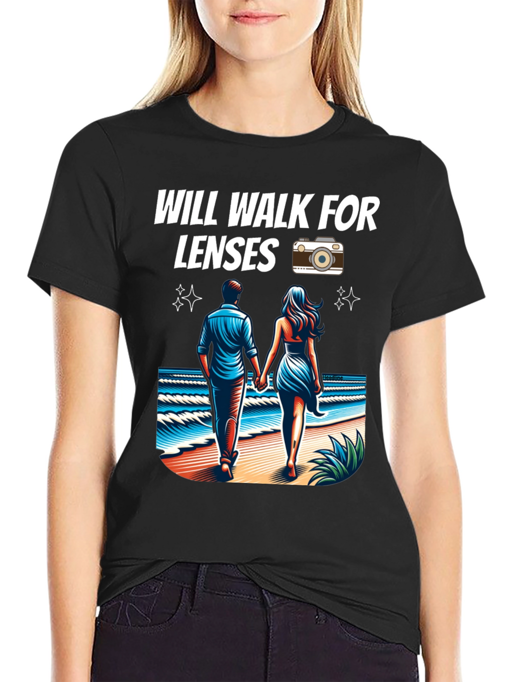 Will Walk for Lenses Graphic Tee