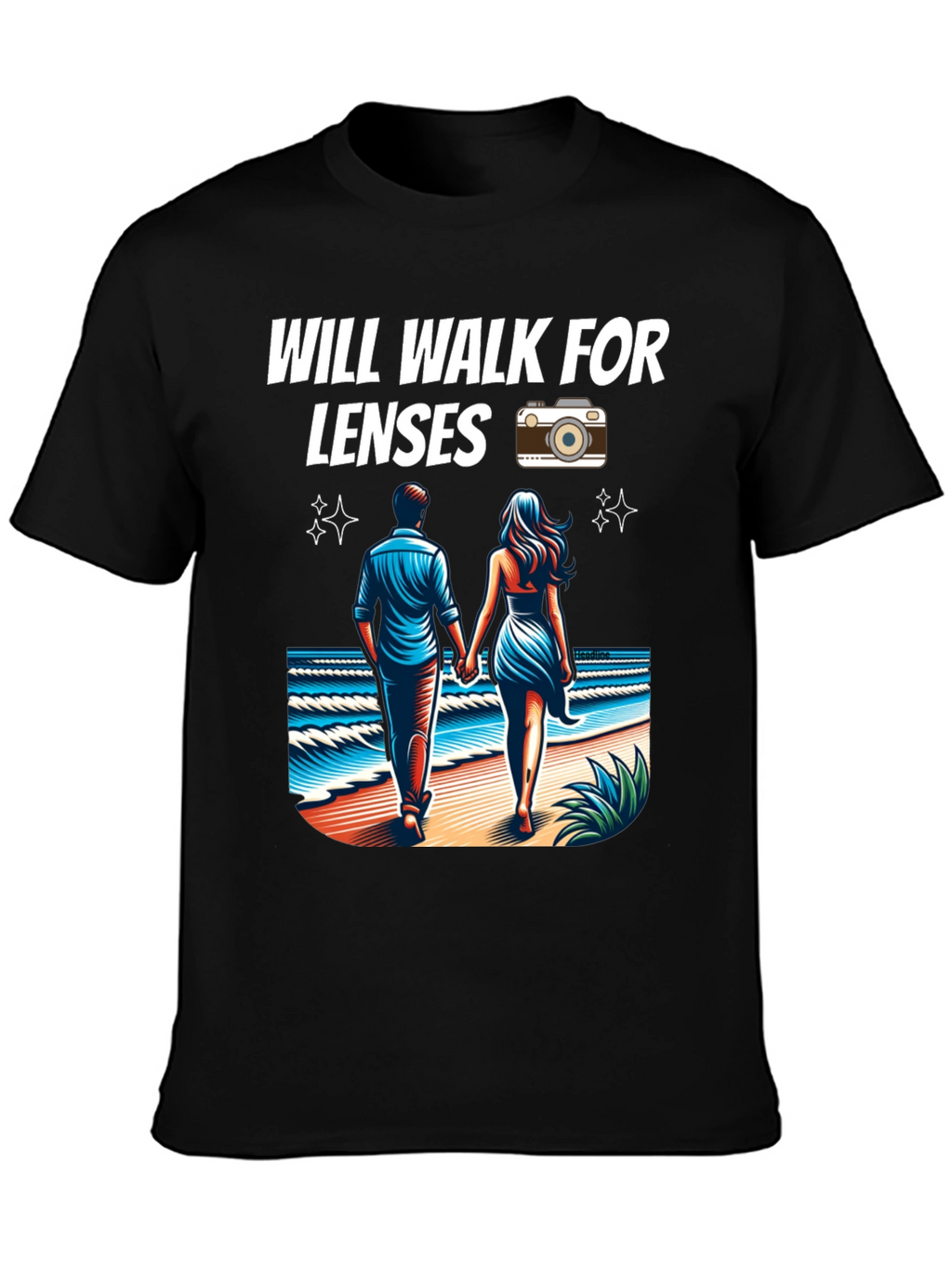 Will Walk for Lenses Graphic Tee