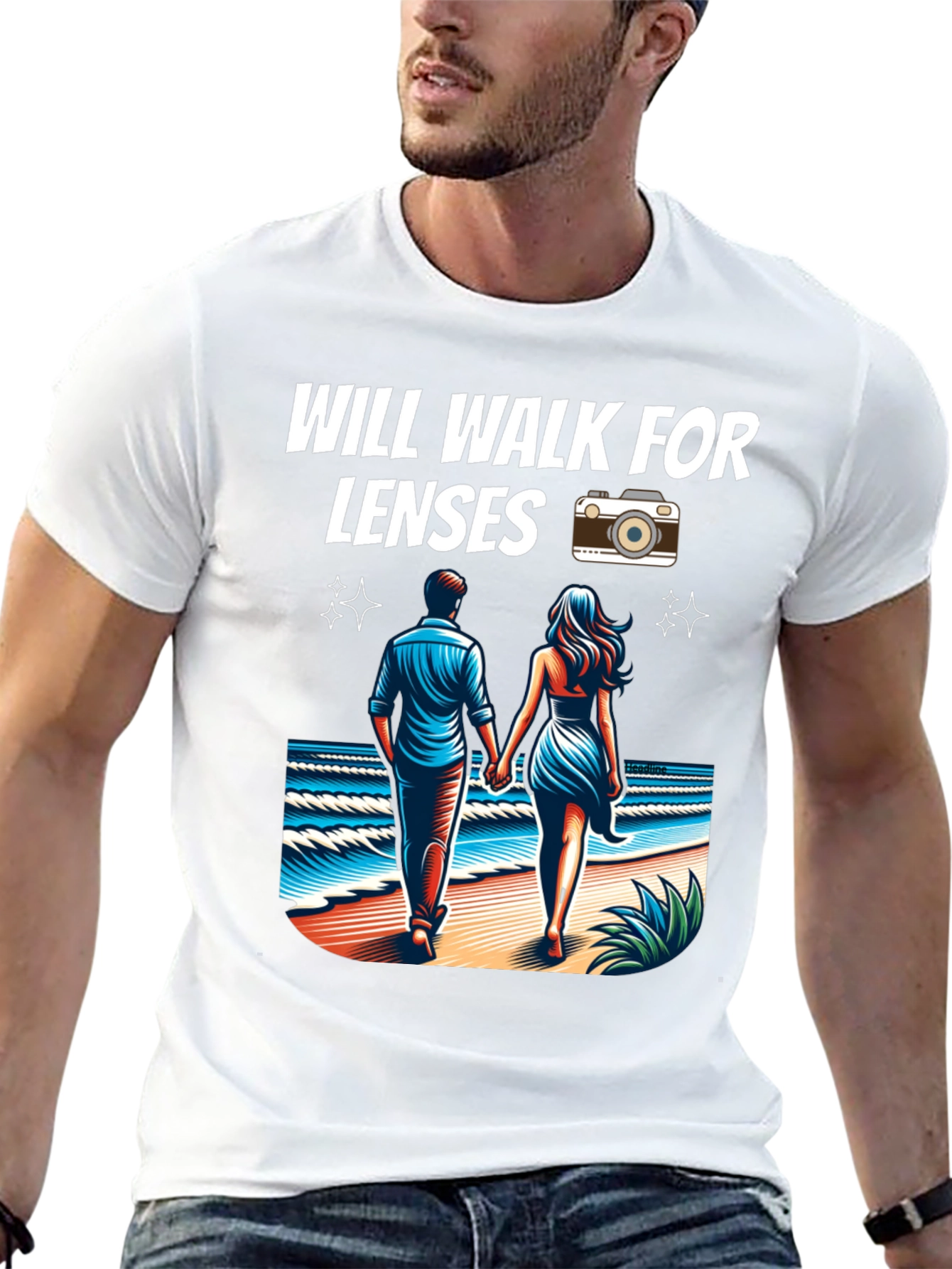 Will Walk for Lenses Graphic Tee