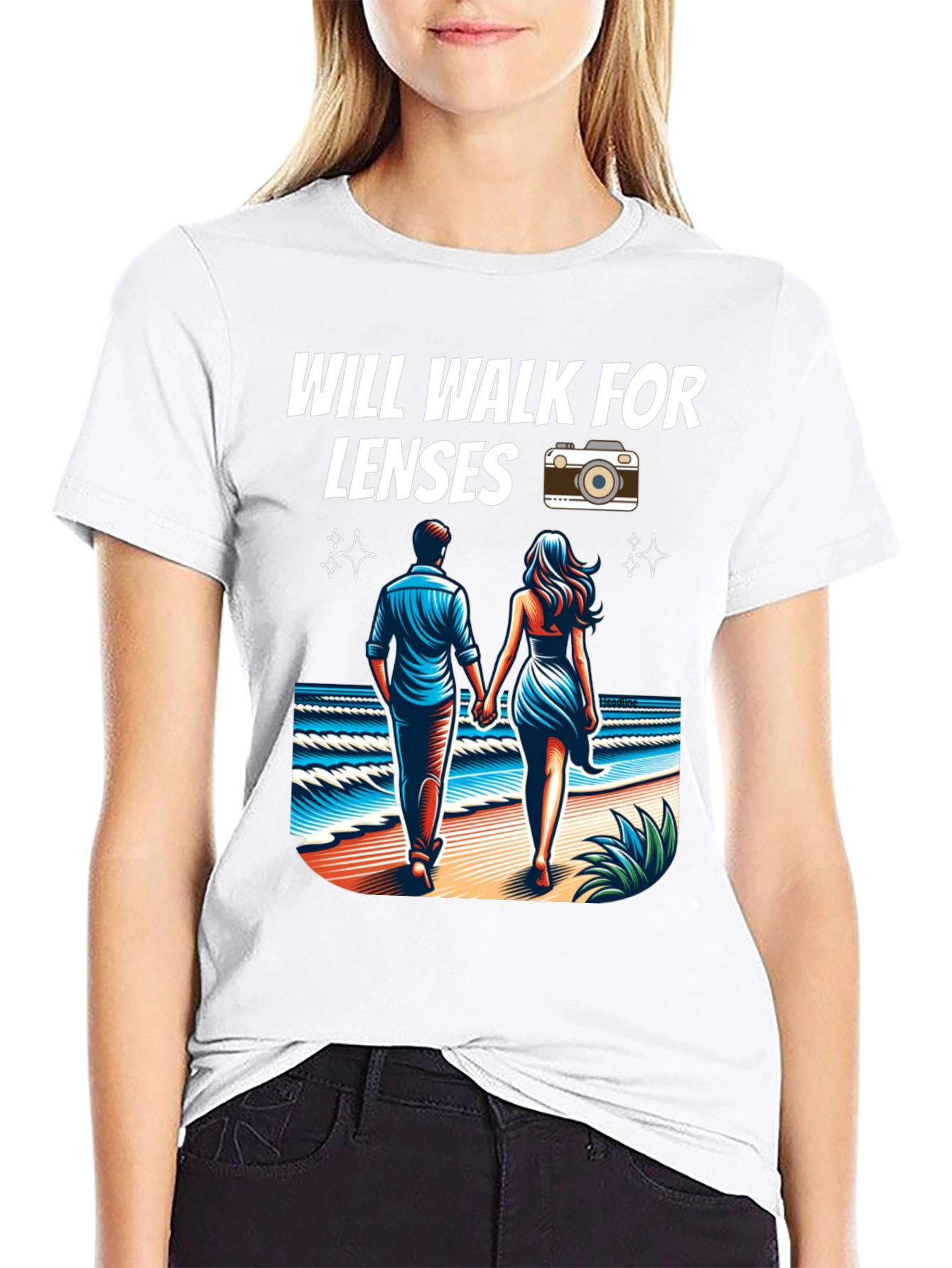 Will Walk for Lenses Graphic Tee
