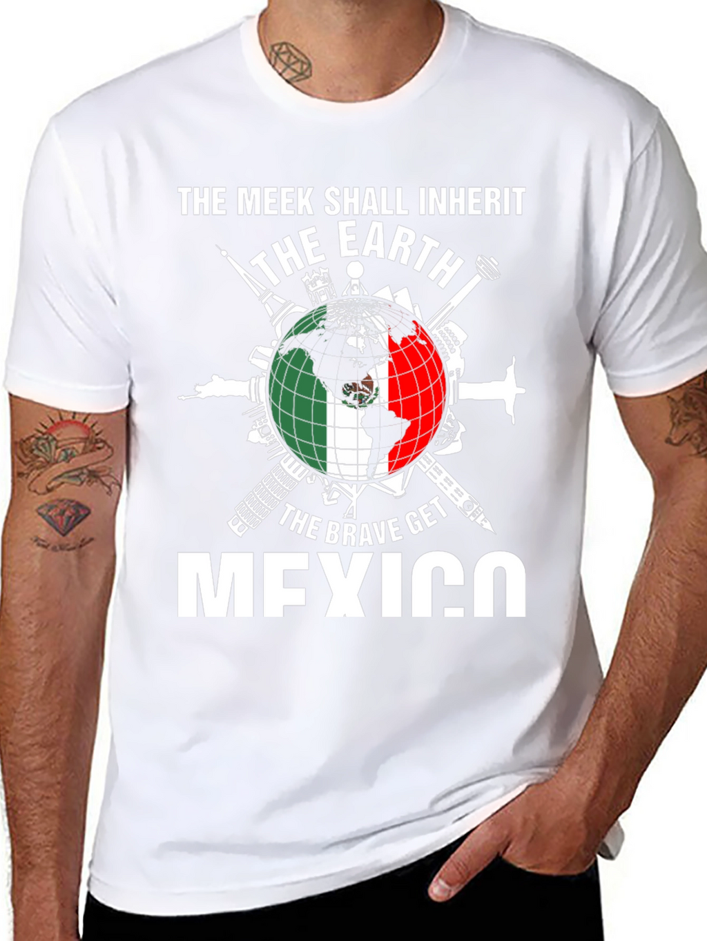 Mexico Earth Graphic T-Shirt