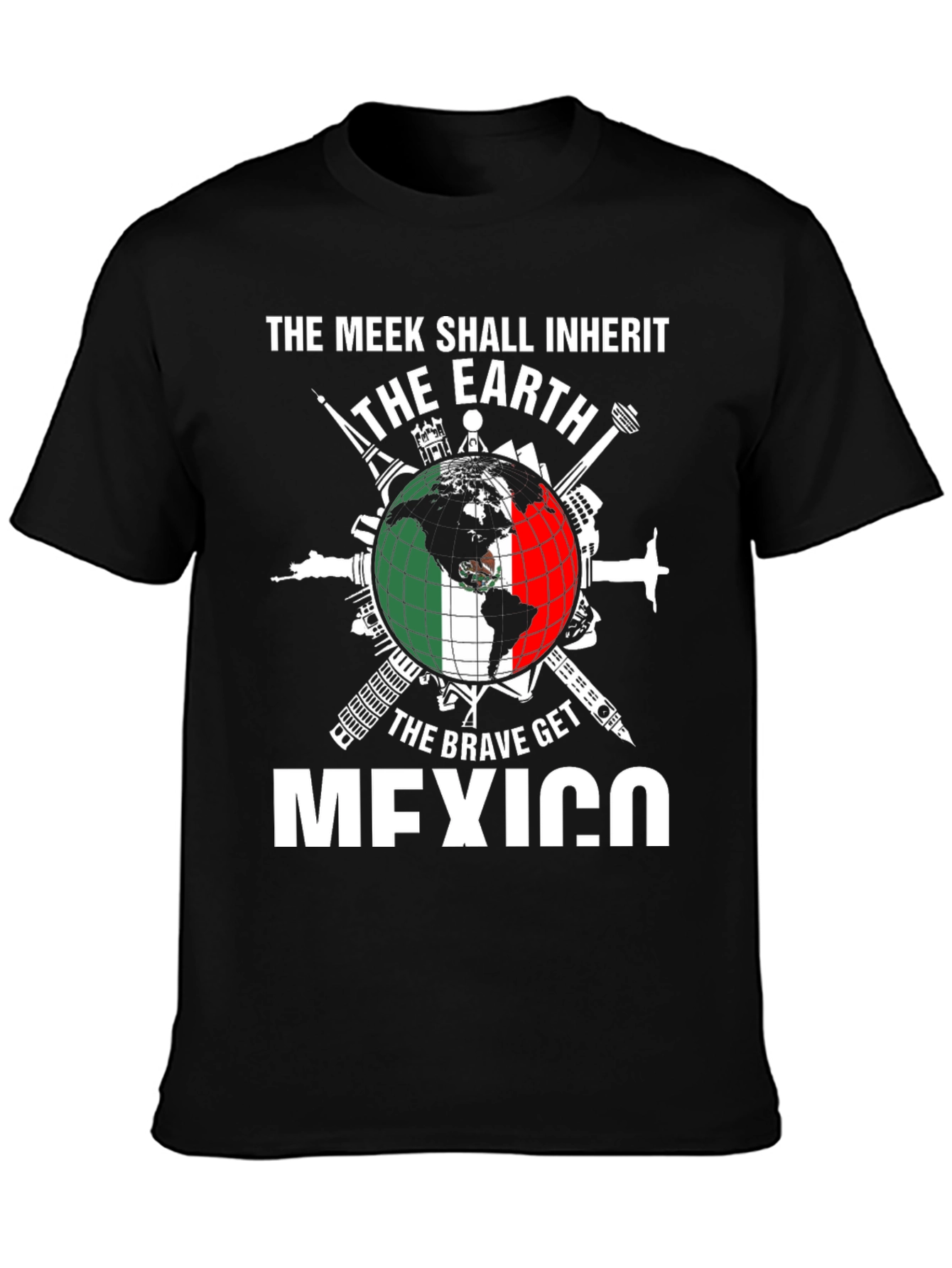 Mexico Earth Graphic T-Shirt