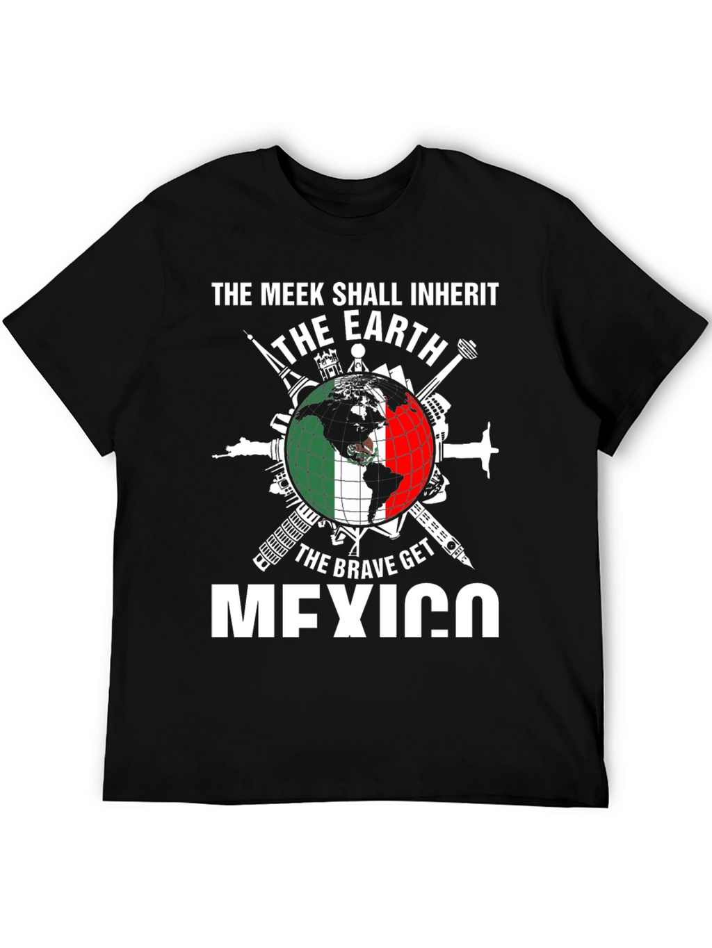 Mexico Earth Graphic T-Shirt