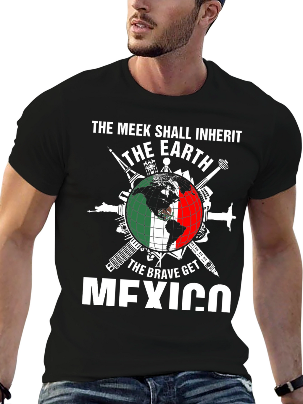 Mexico Earth Graphic T-Shirt