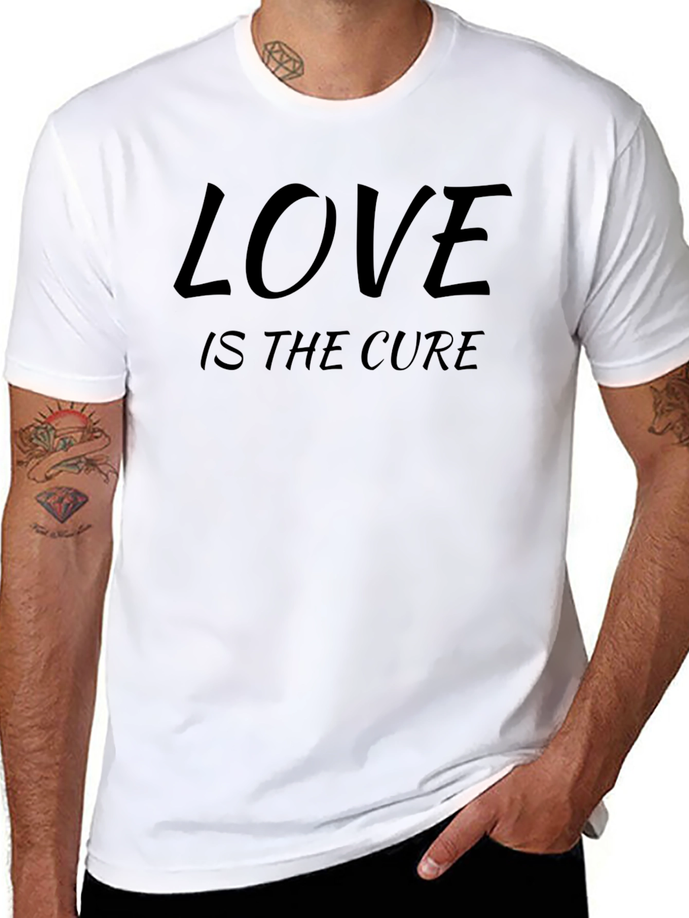Love is the Cure Black T-Shirt