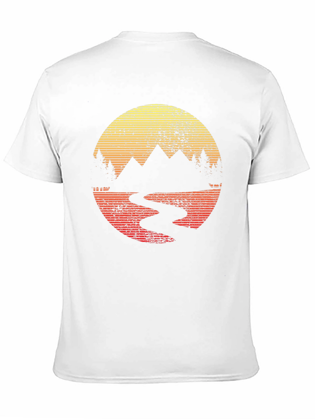 Retro Mountain Sunset T-Shirt