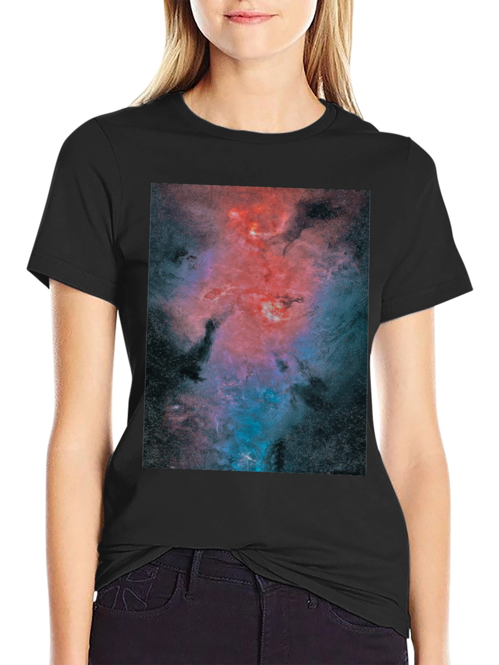 Nebula Graphic Black T-Shirt