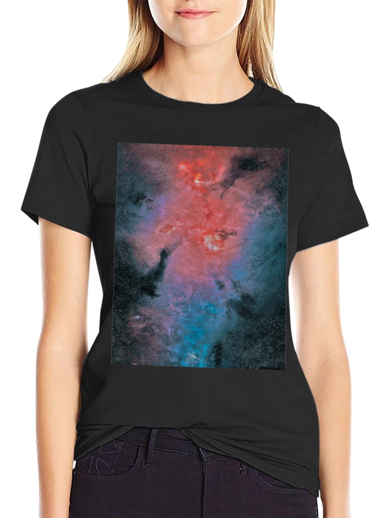 Nebula Graphic Black T-Shirt
