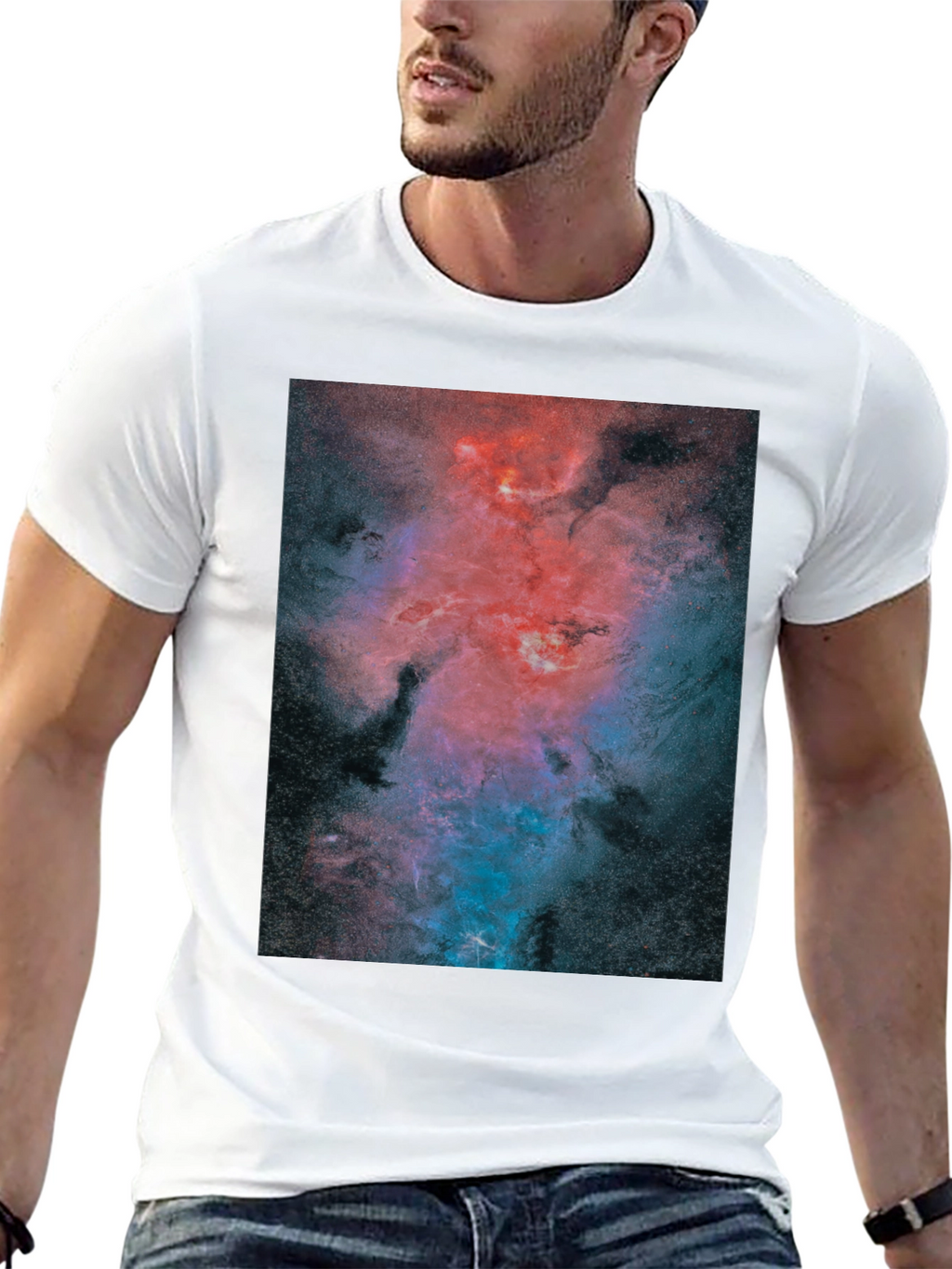 Nebula Graphic Black T-Shirt