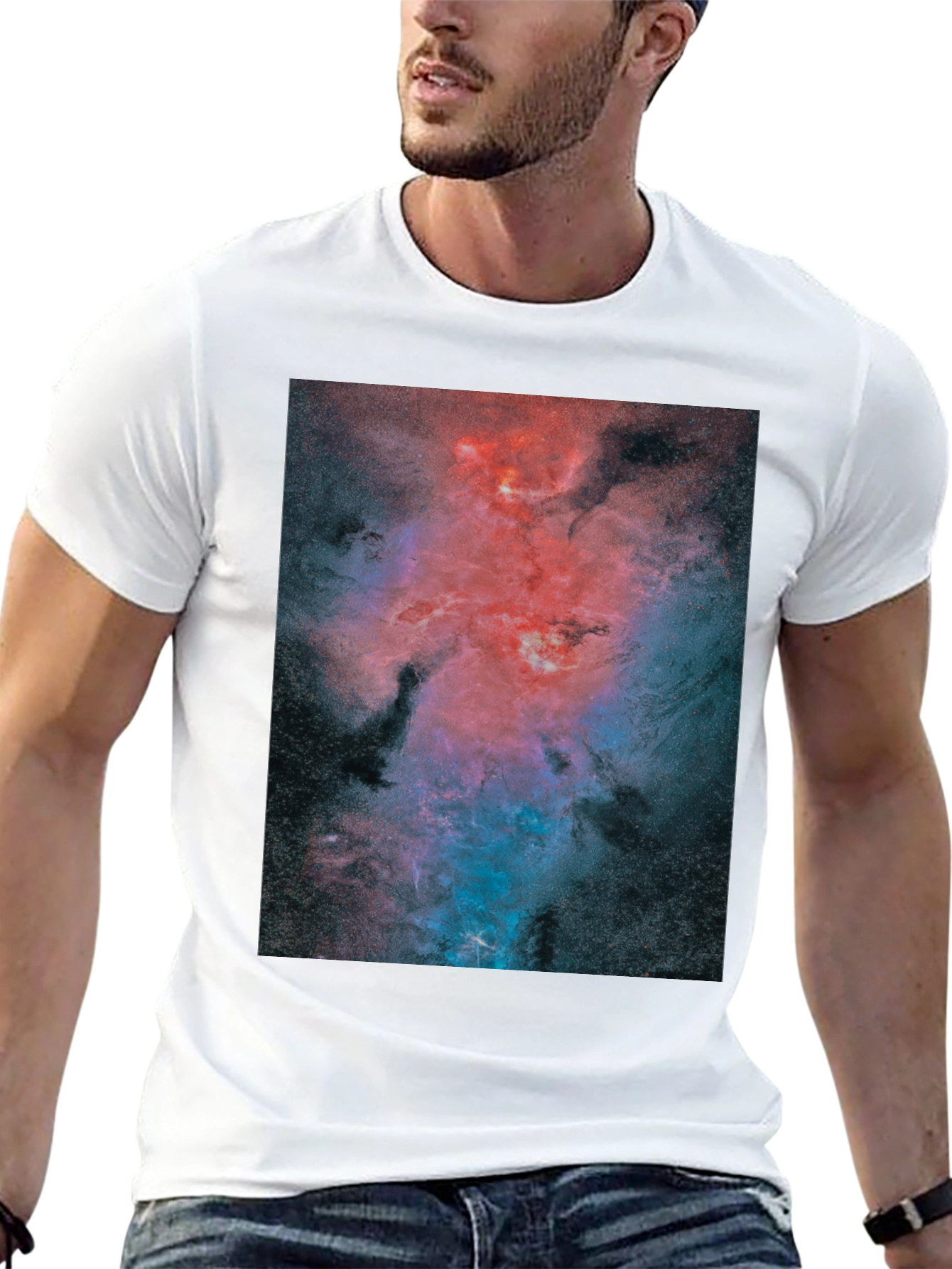Nebula Graphic Black T-Shirt