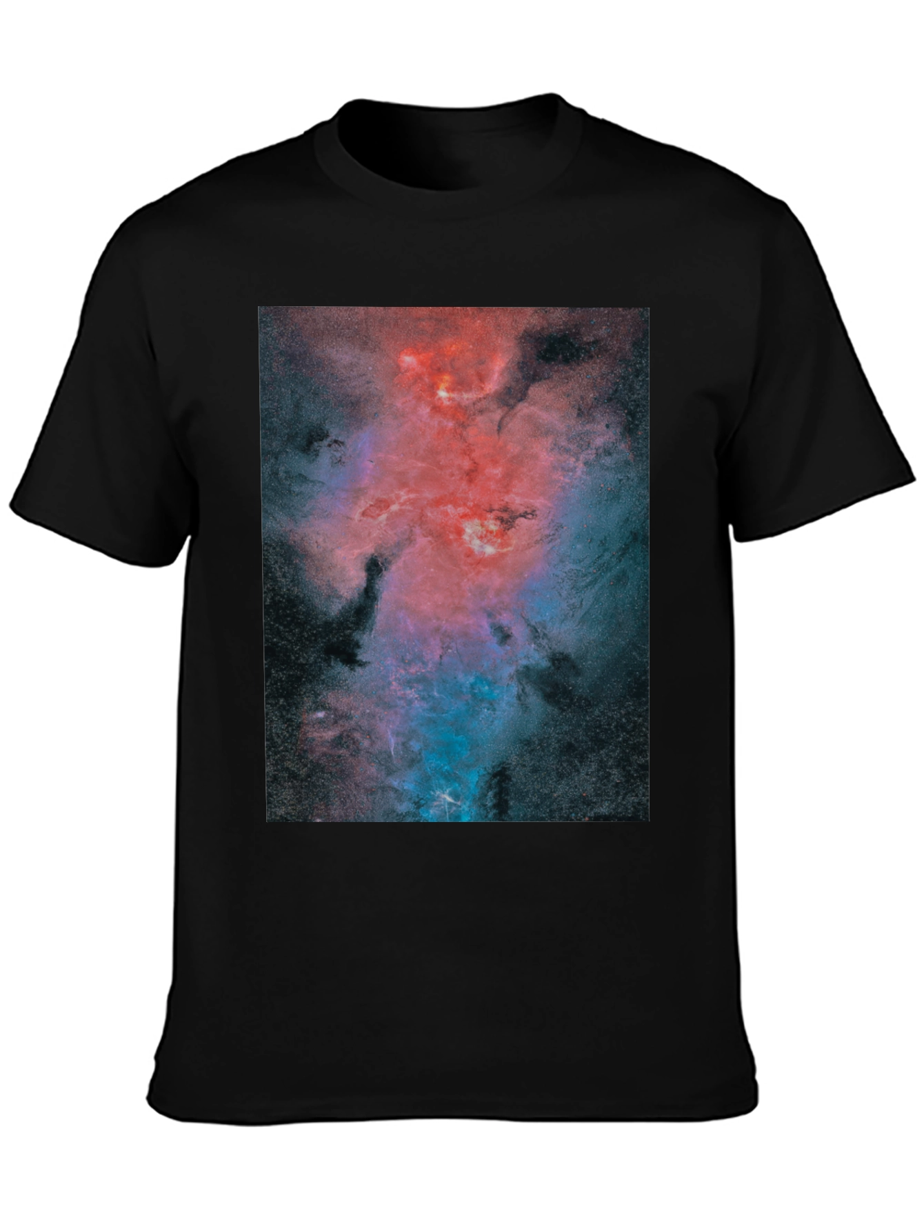 Nebula Graphic Black T-Shirt