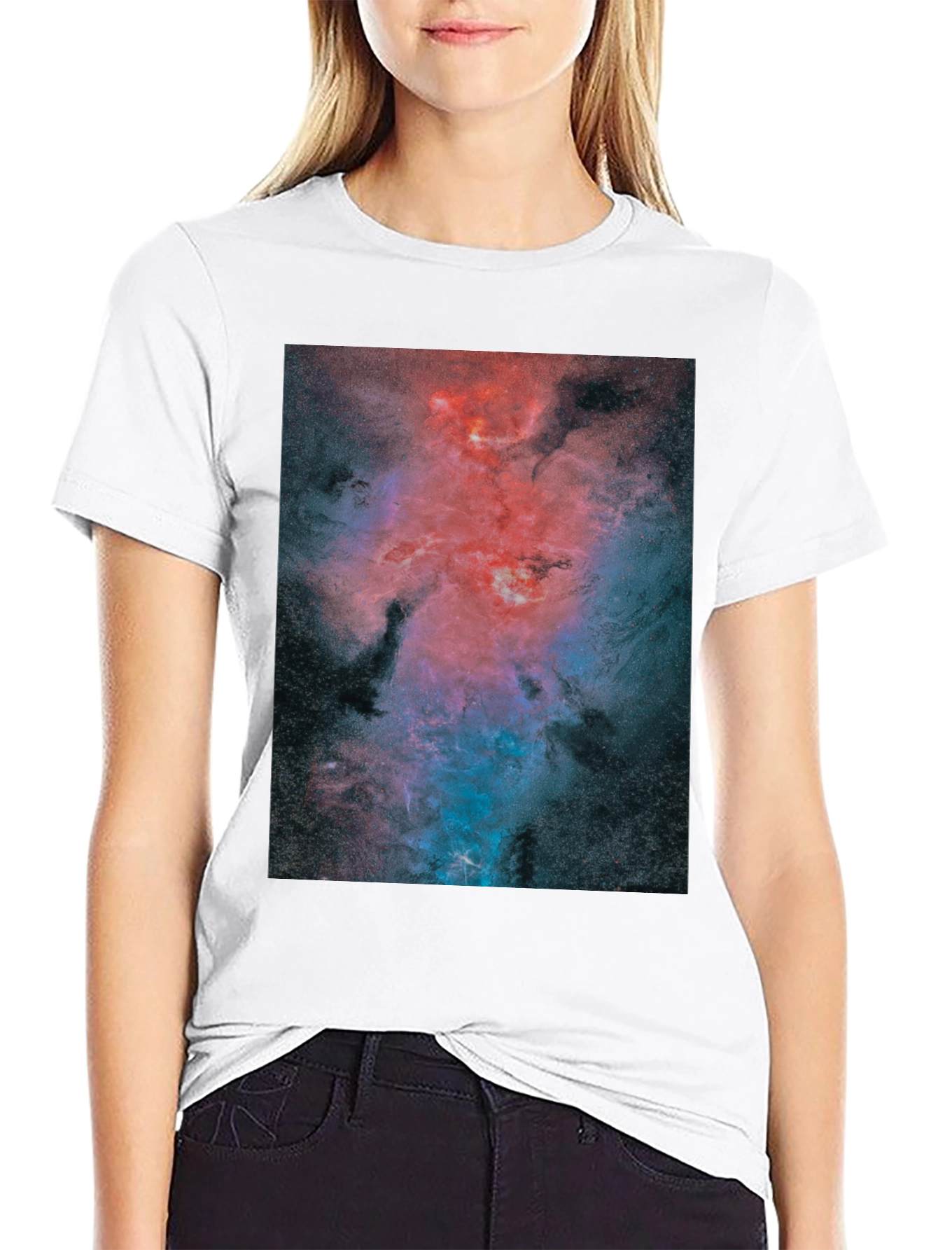 Nebula Graphic Black T-Shirt