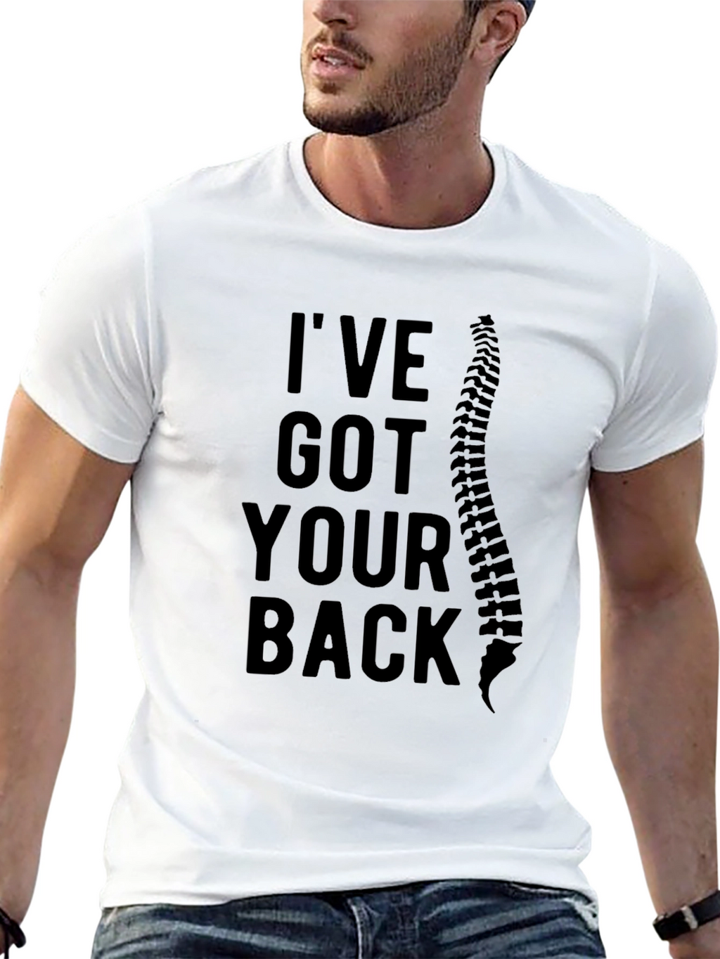 Ive Got Your Back T-Shirt - Spine Design