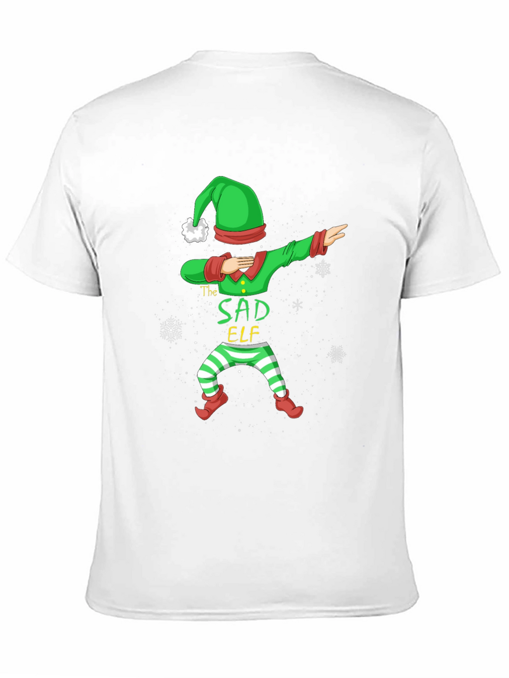 Sad Elf Dabbing Holiday T-Shirt