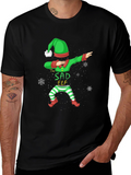 Sad Elf Dabbing Holiday T-Shirt