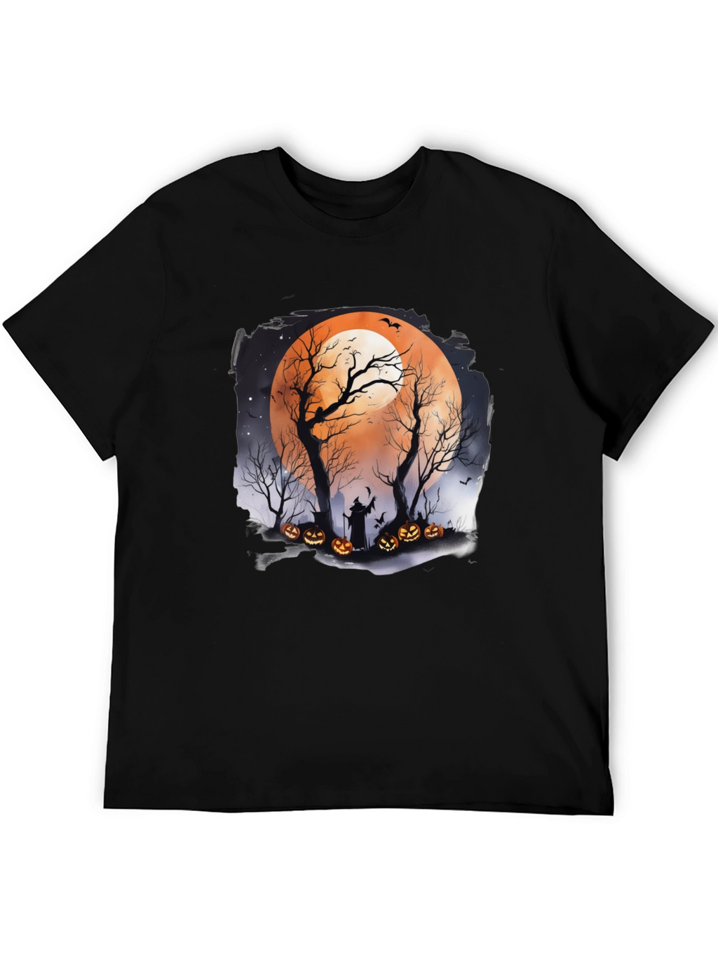 Halloween Moon Witch T-Shirt