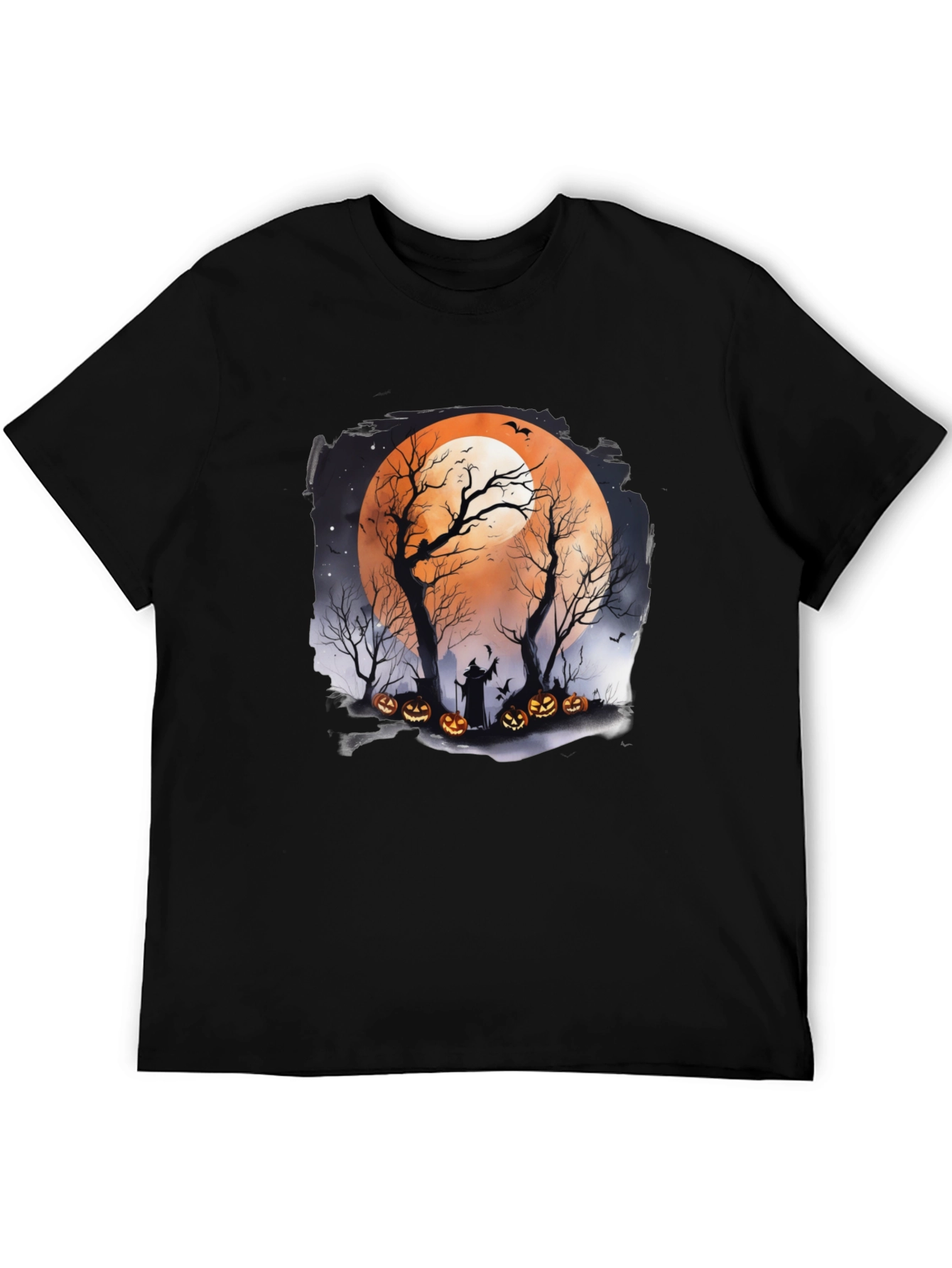 Halloween Moon Witch T-Shirt