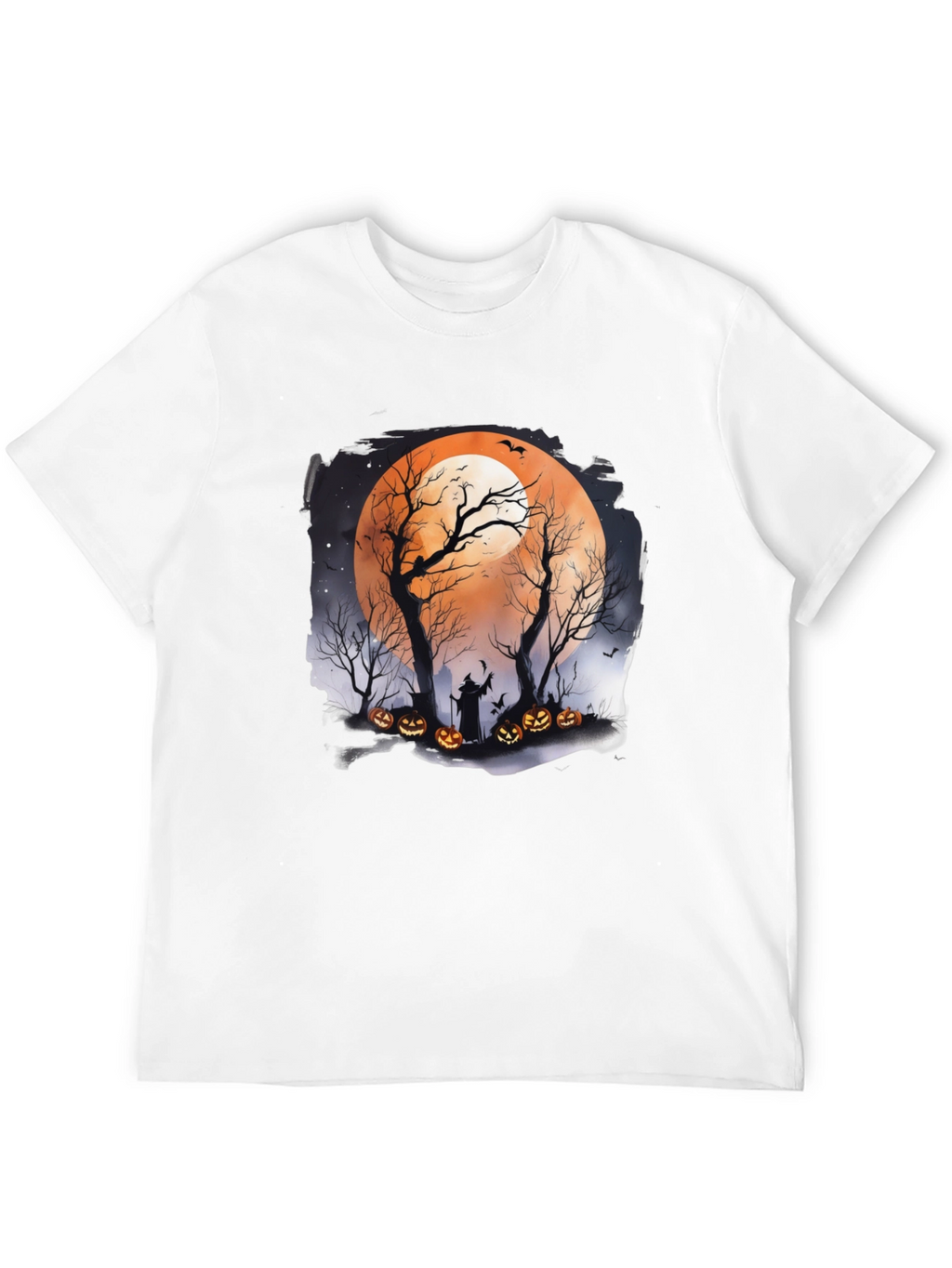 Halloween Moon Witch T-Shirt