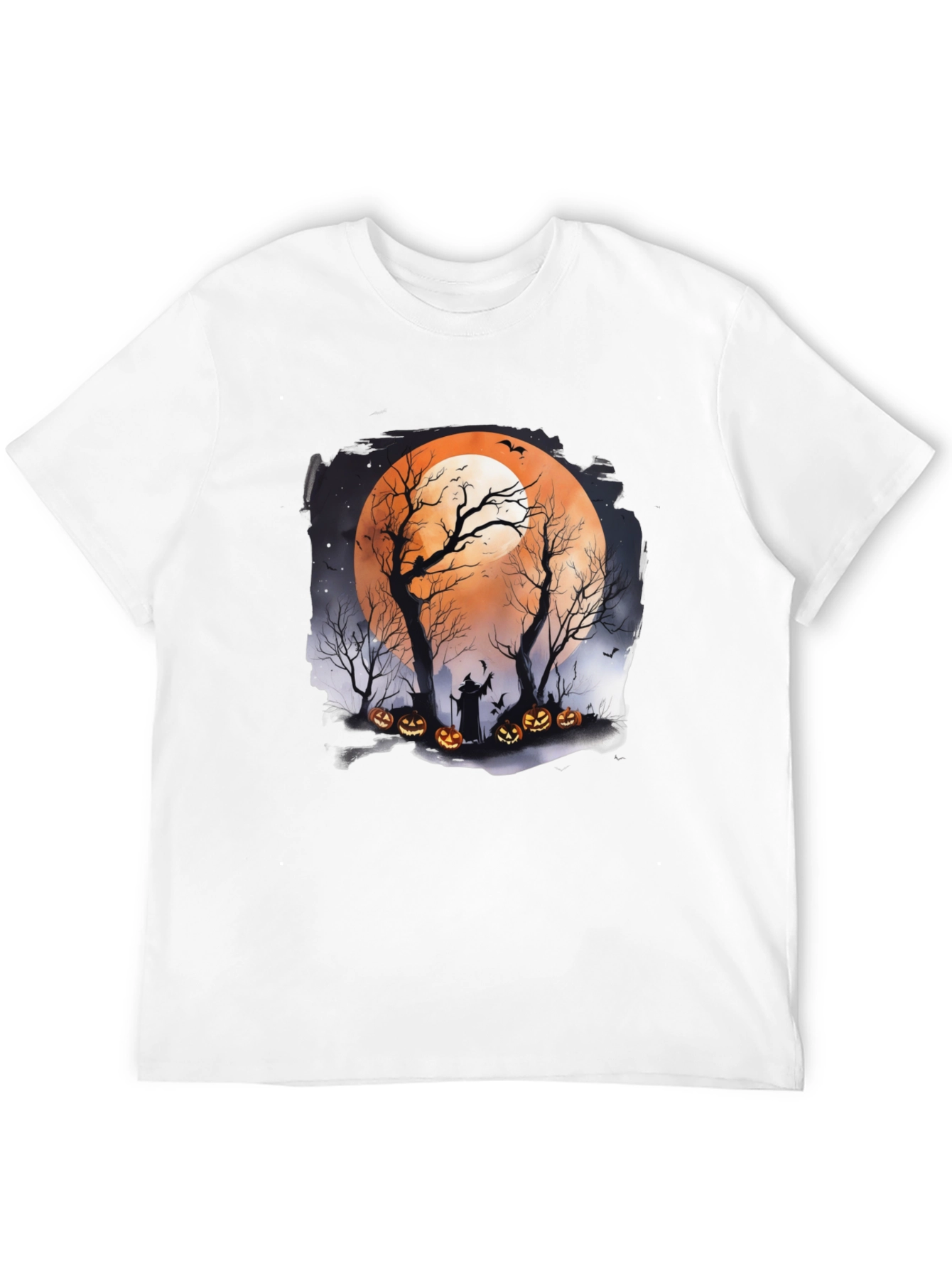 Halloween Moon Witch T-Shirt