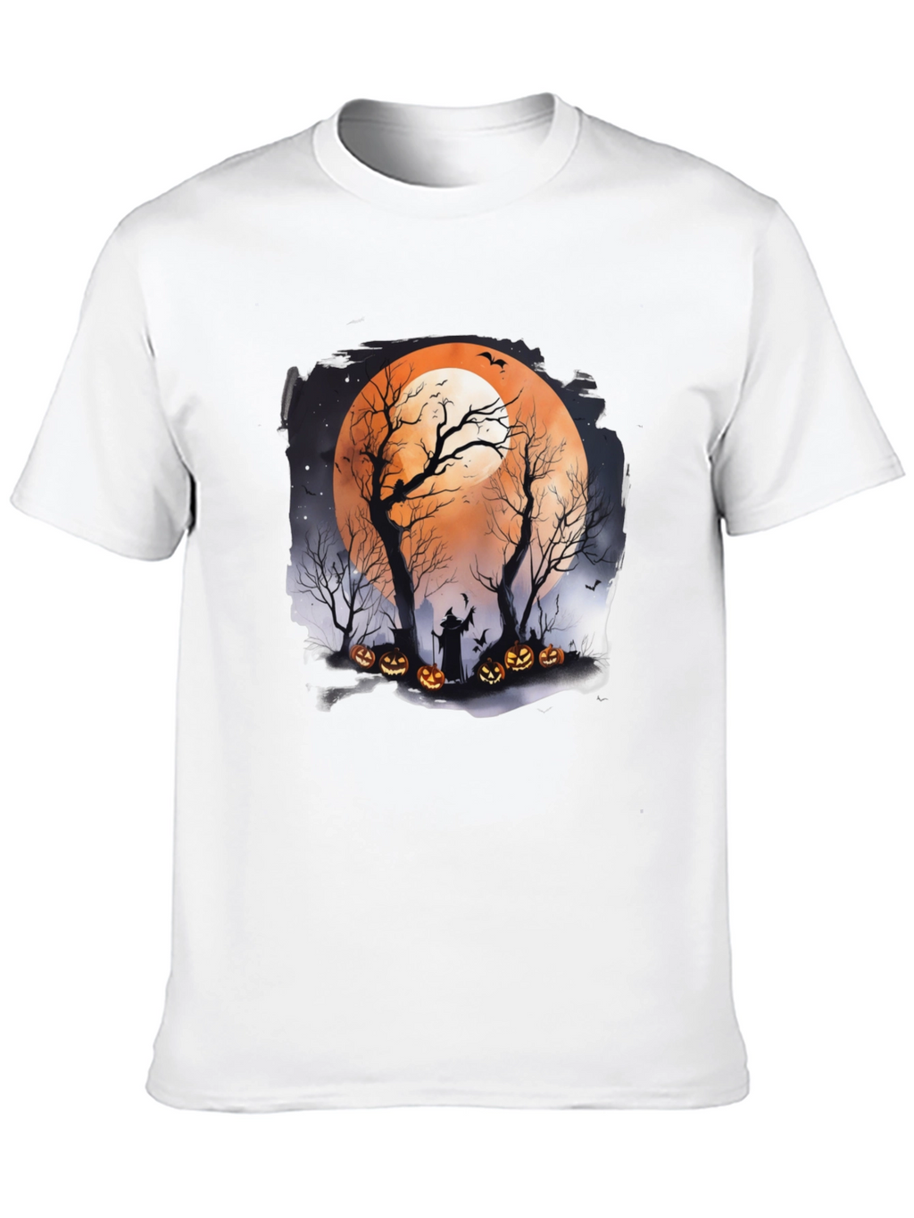 Halloween Moon Witch T-Shirt