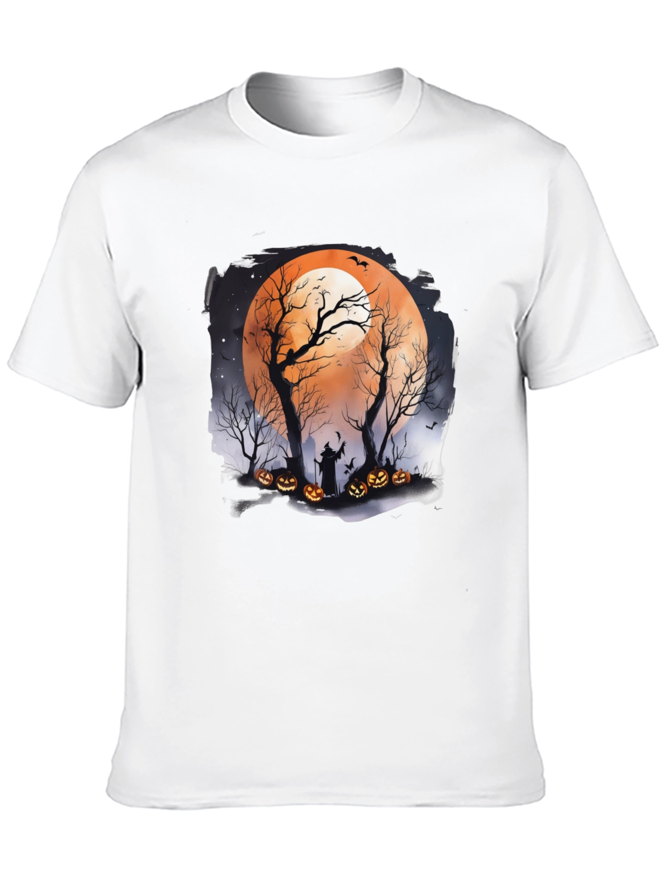 Halloween Moon Witch T-Shirt