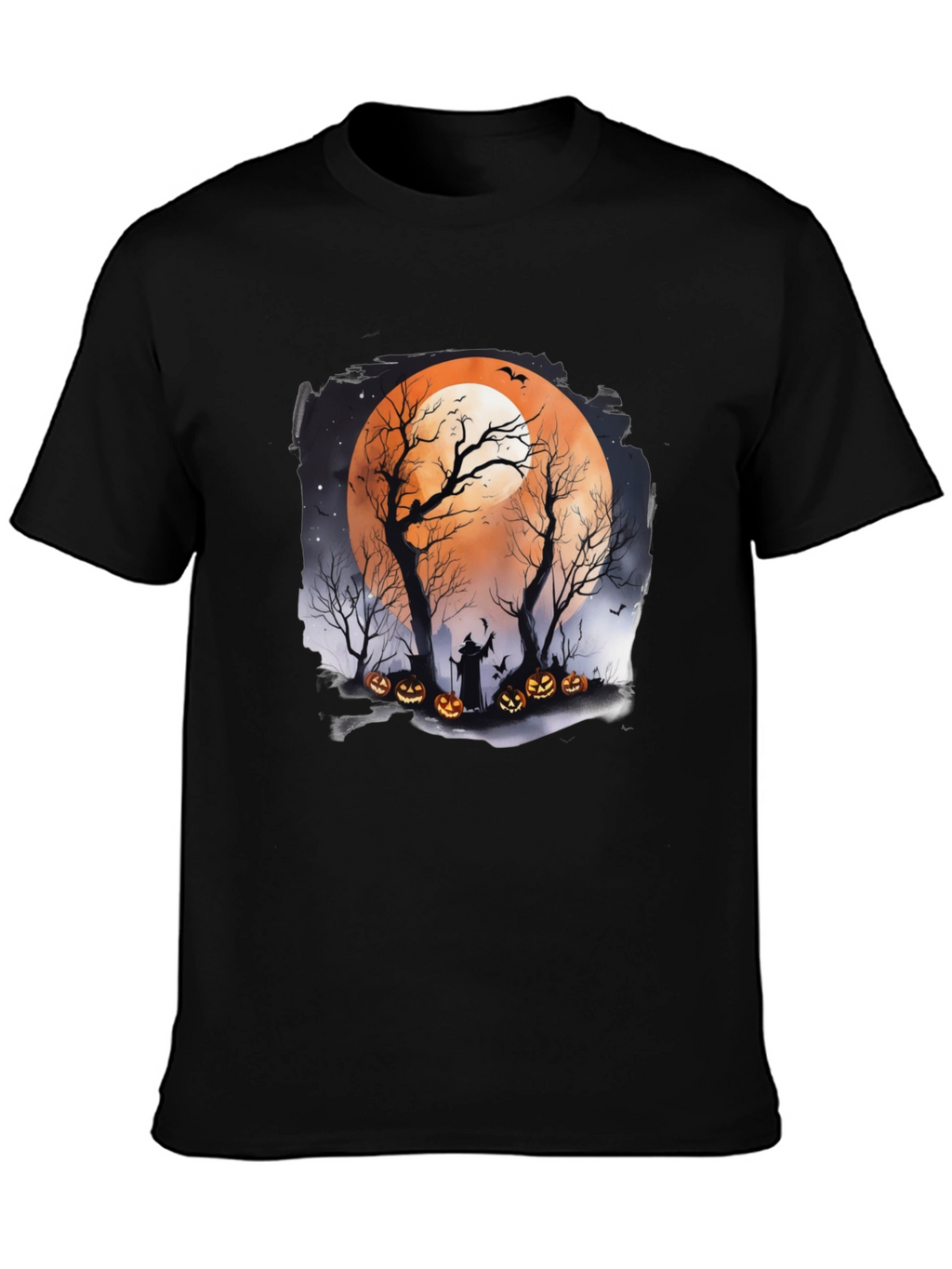 Halloween Moon Witch T-Shirt