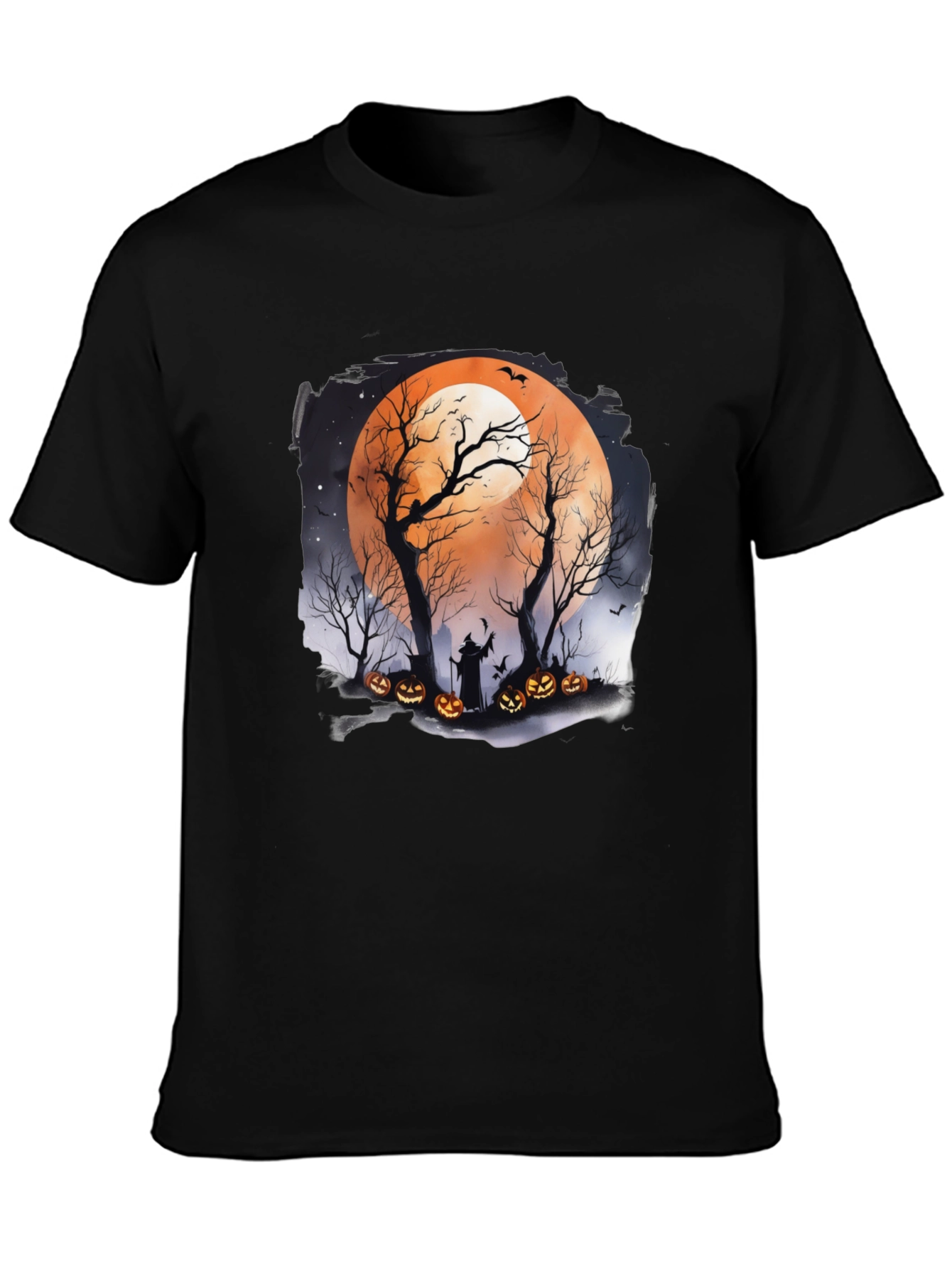 Halloween Moon Witch T-Shirt