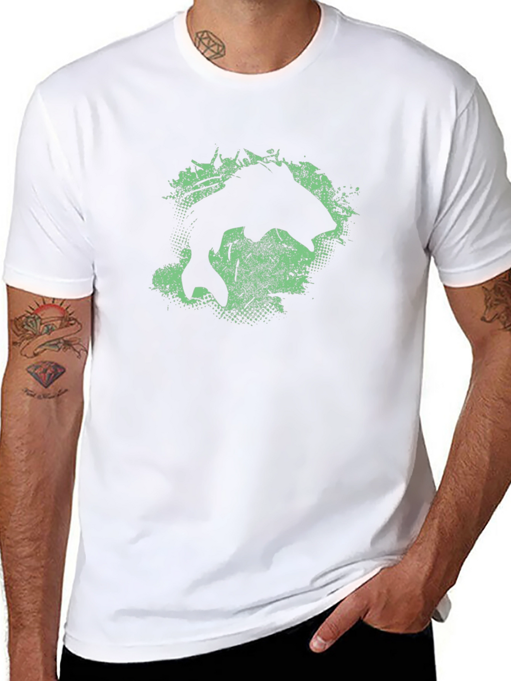 Fishing Graphic T-Shirt - Black Tee