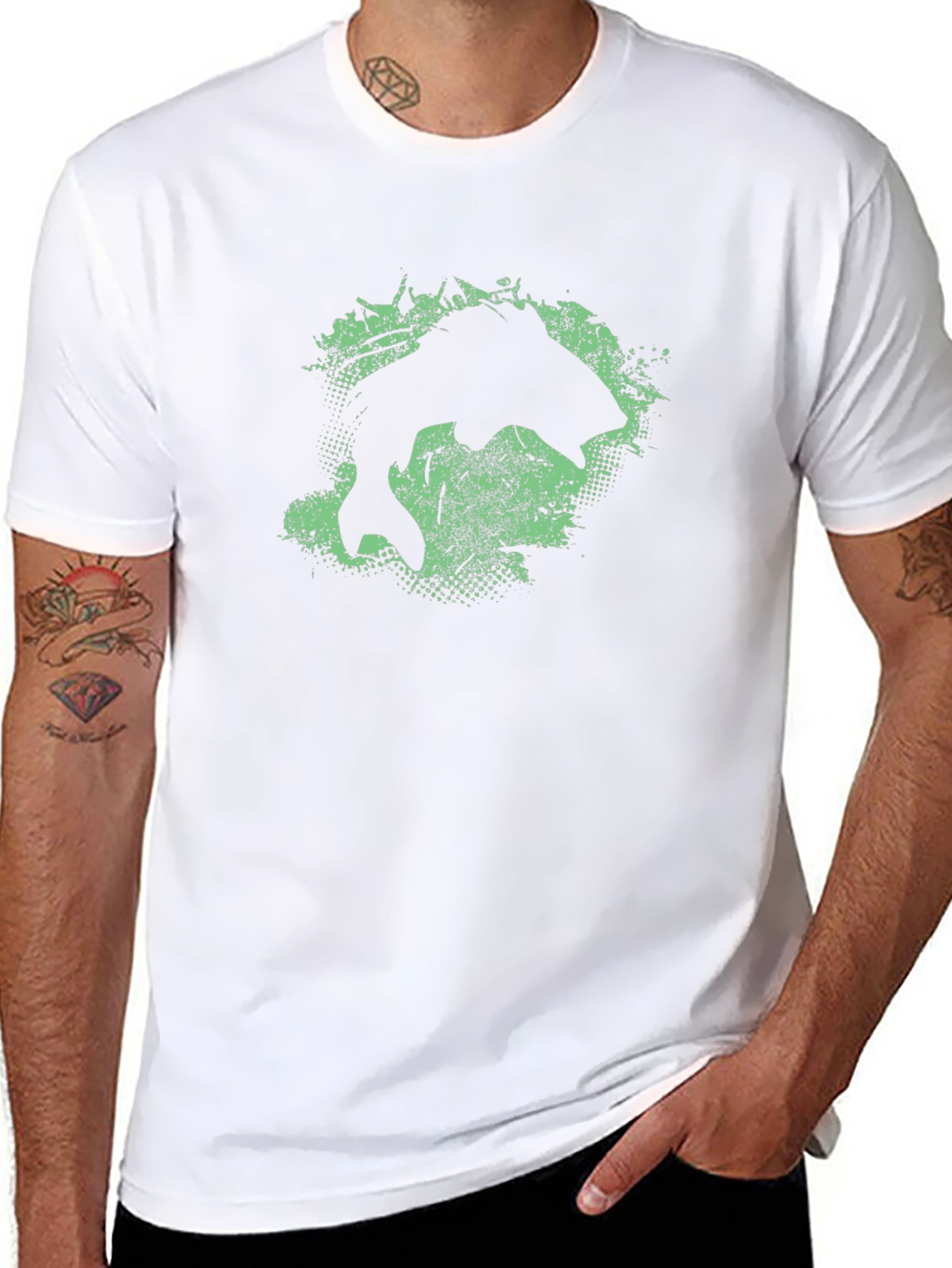 Fishing Graphic T-Shirt - Black Tee