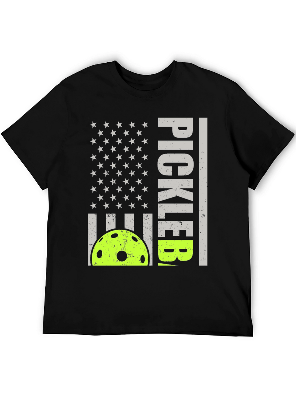 Pickleball American Flag Graphic Tee