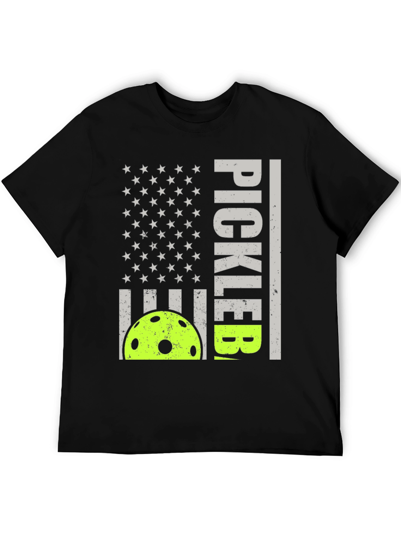 Pickleball American Flag Graphic Tee