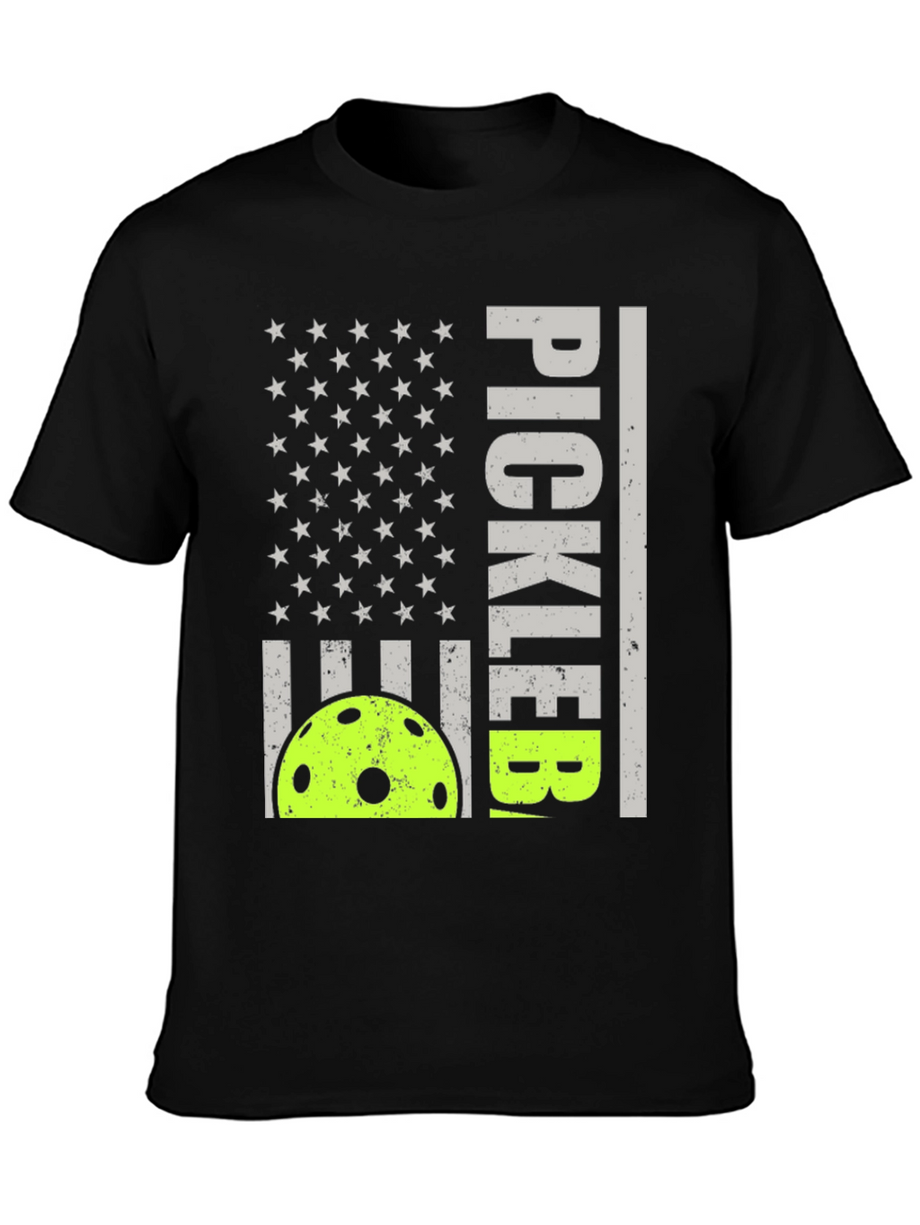 Pickleball American Flag Graphic Tee