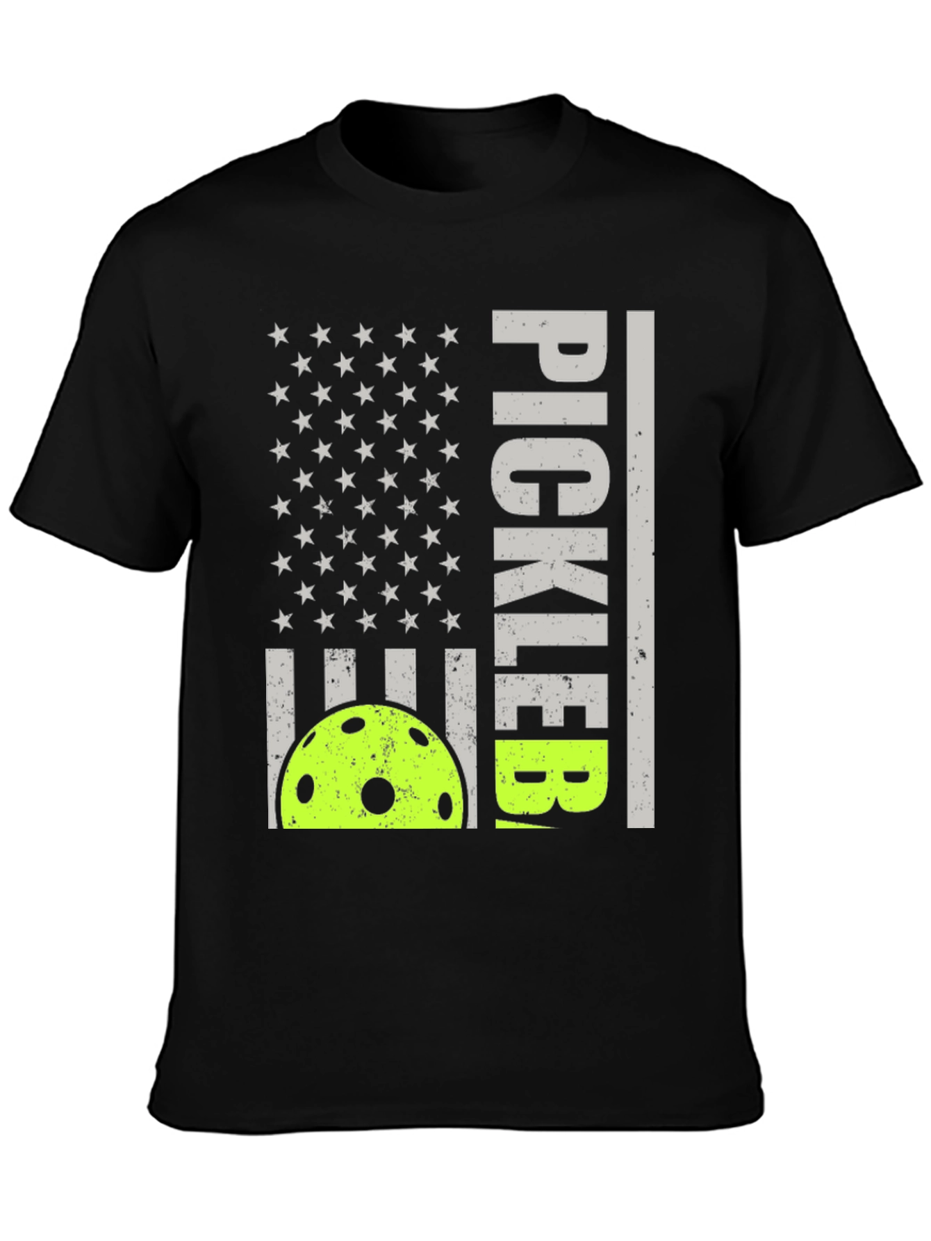 Pickleball American Flag Graphic Tee