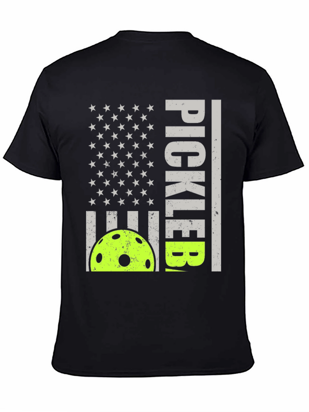 Pickleball American Flag Graphic Tee