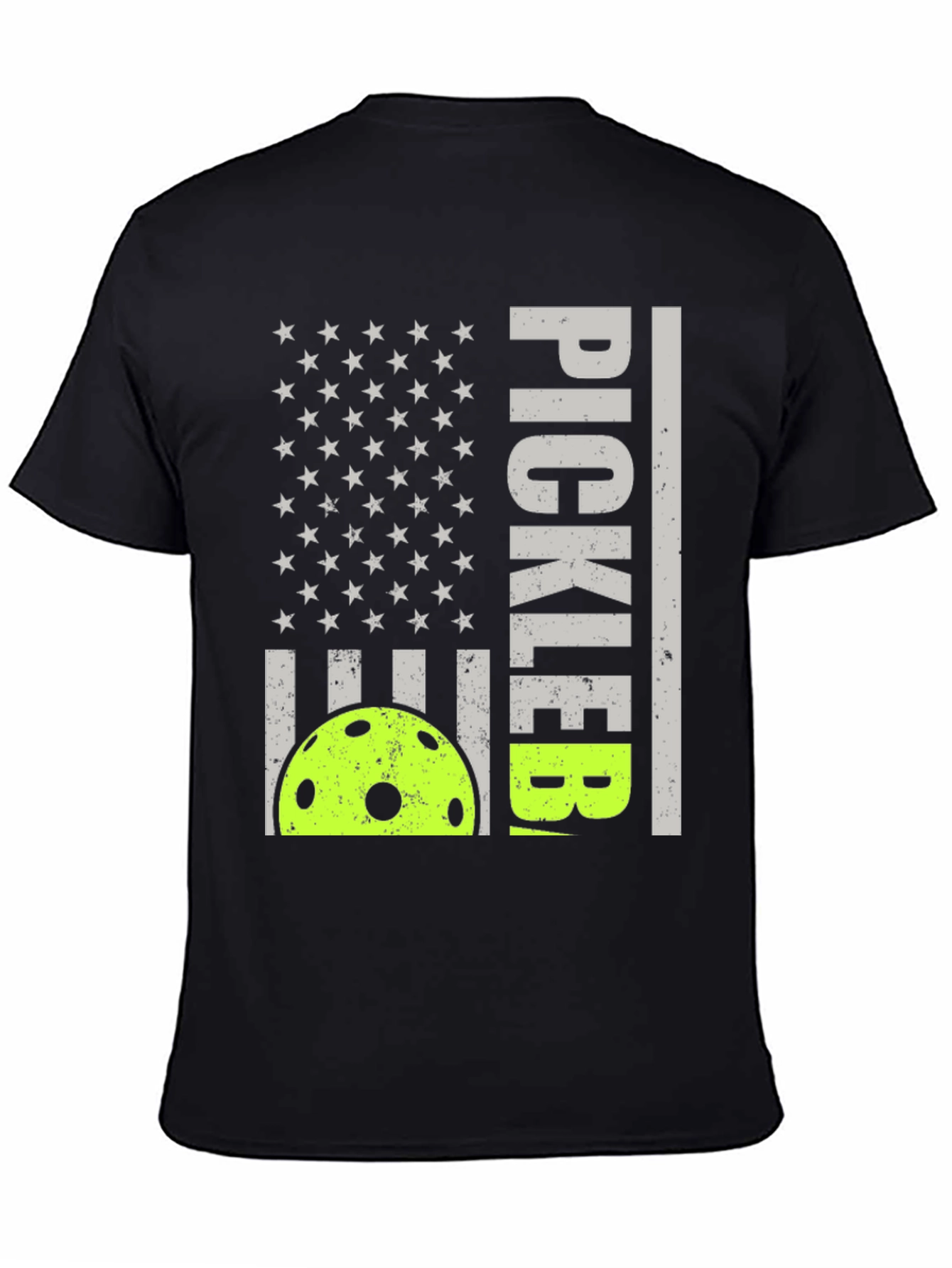 Pickleball American Flag Graphic Tee
