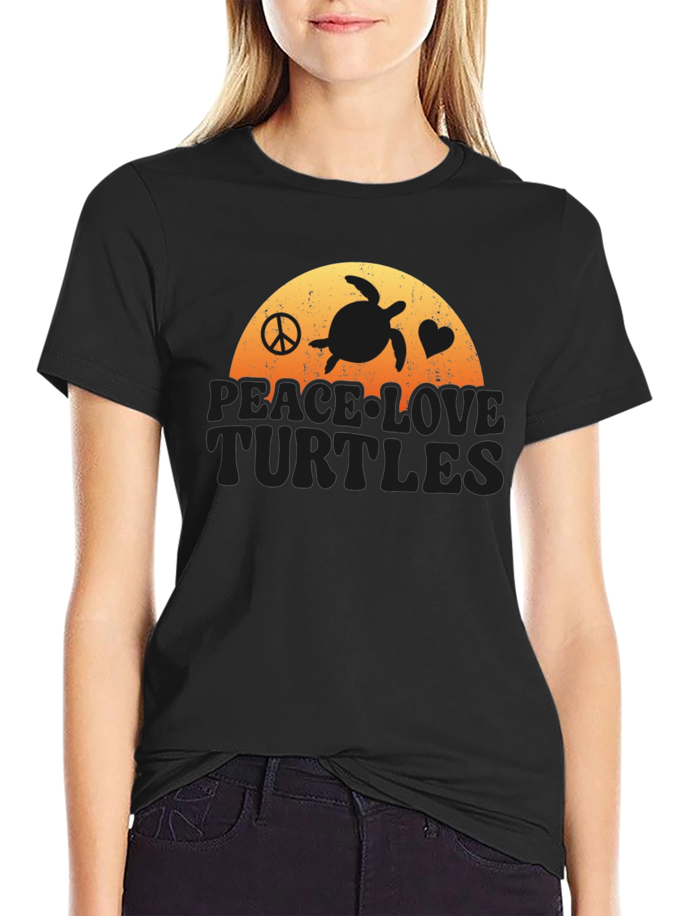 Peace Love Turtles T-Shirt - Coastal Vibe