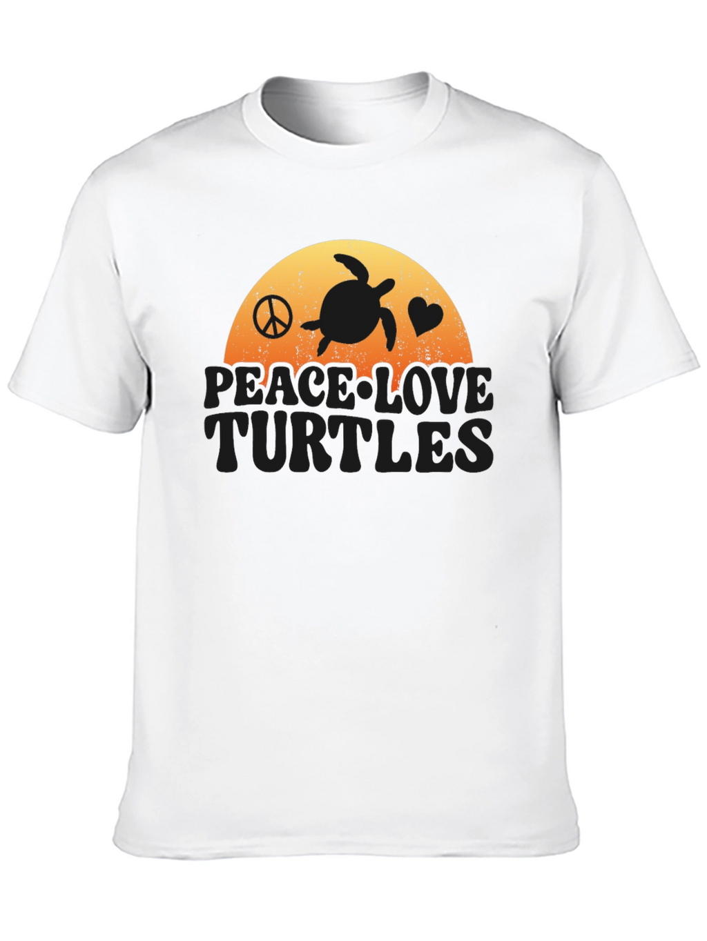 Peace Love Turtles T-Shirt - Coastal Vibe