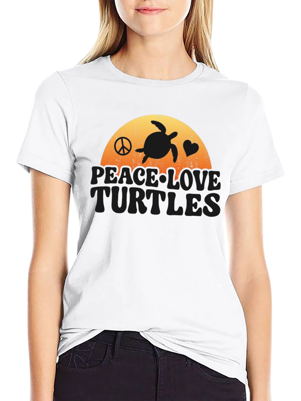 Peace Love Turtles T-Shirt - Coastal Vibe