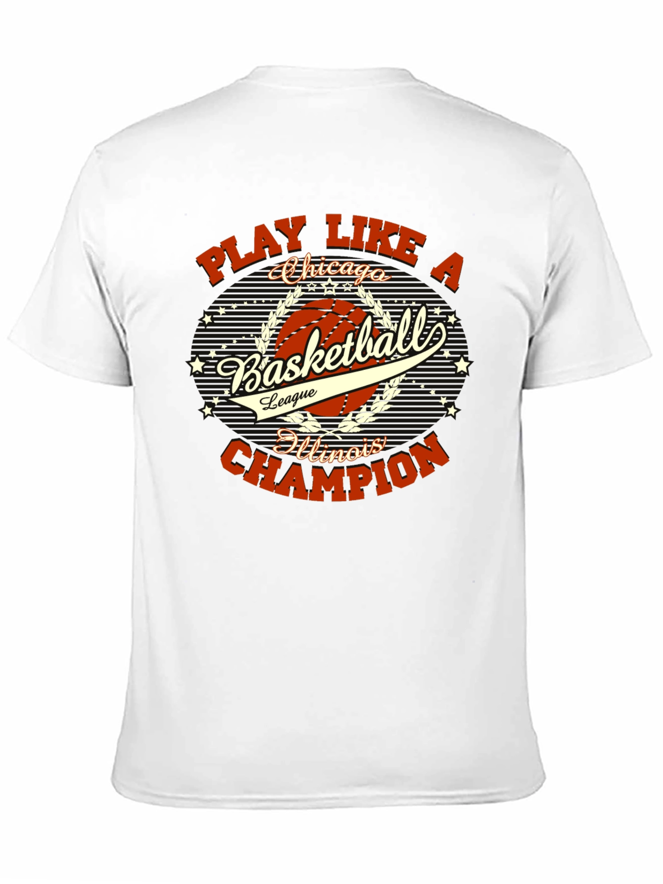 Chicago Basketball Champion Graphic T-Shirt