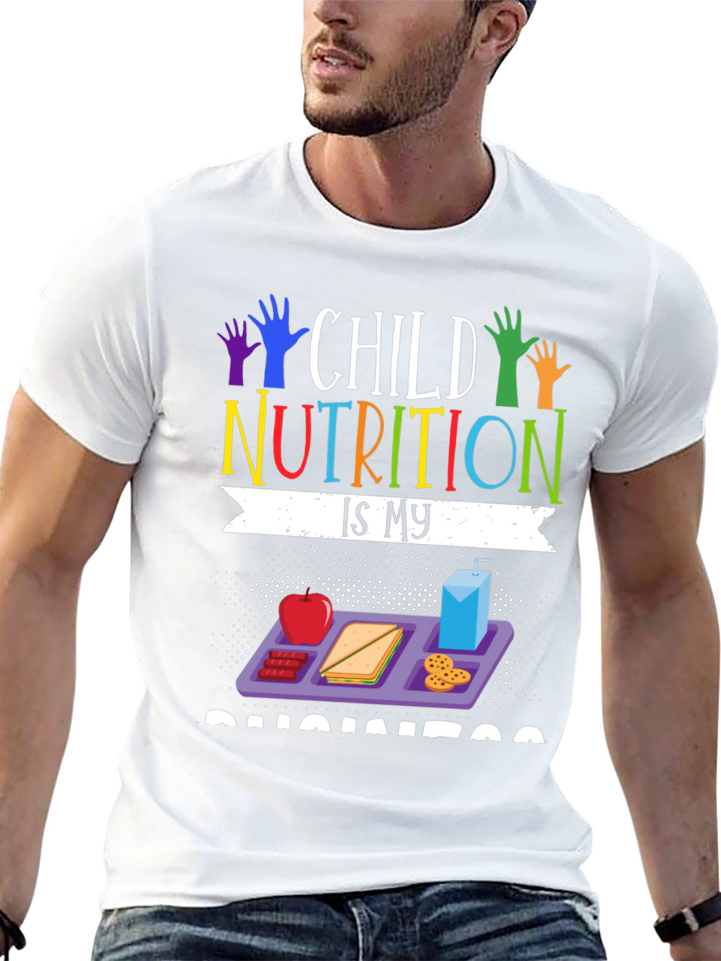 Child Nutrition T-Shirt - School Lunch Hero Tee