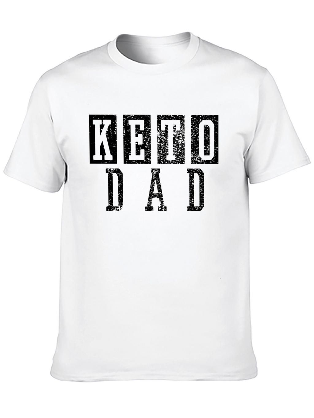 Keto Dad Graphic Tee - Black Casual T-Shirt