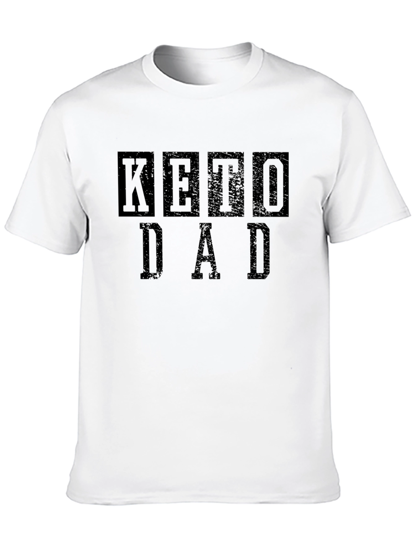 Keto Dad Graphic Tee - Black Casual T-Shirt