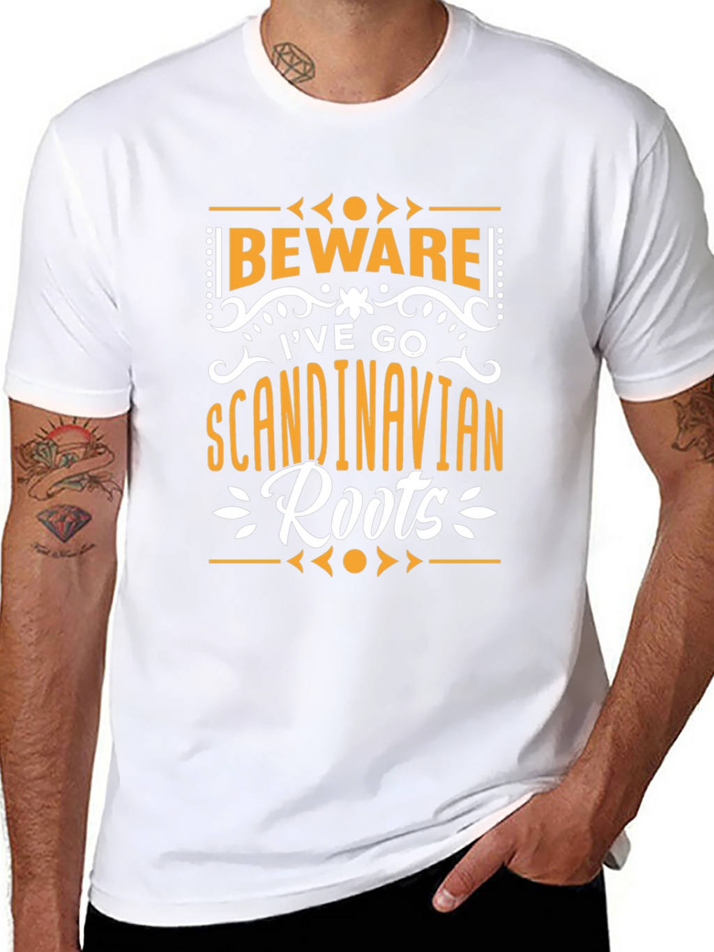 Beware Ive Go Scandinavian Roots T-Shirt