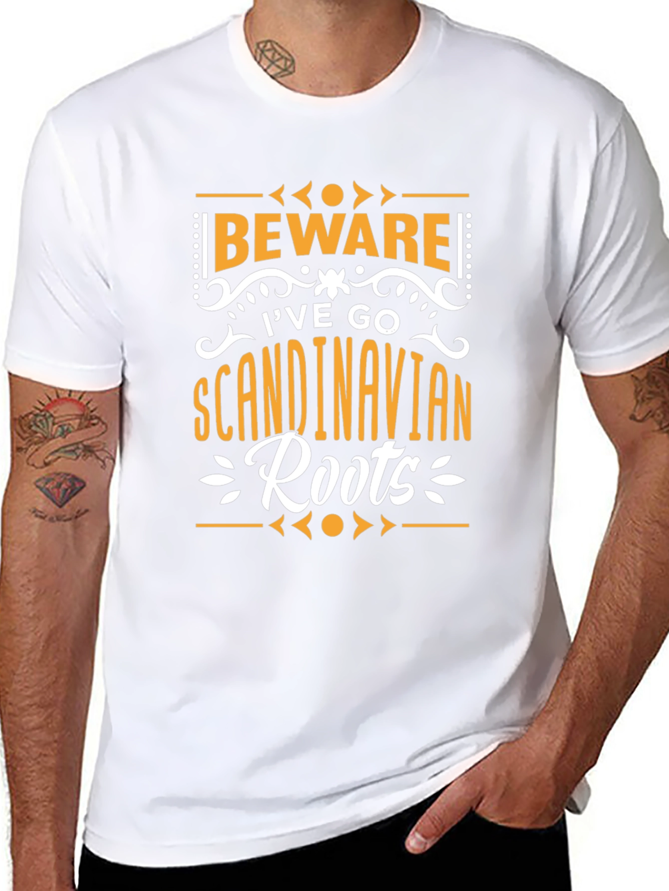 Beware Ive Go Scandinavian Roots T-Shirt