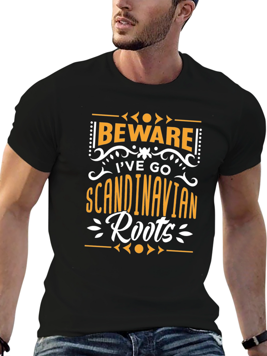 Beware Ive Go Scandinavian Roots T-Shirt