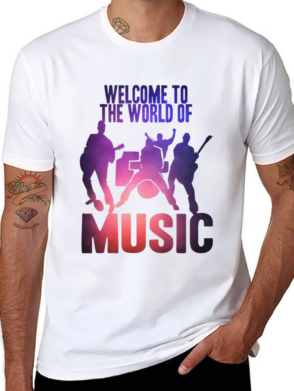 Welcome to the World of Music Graphic Tee