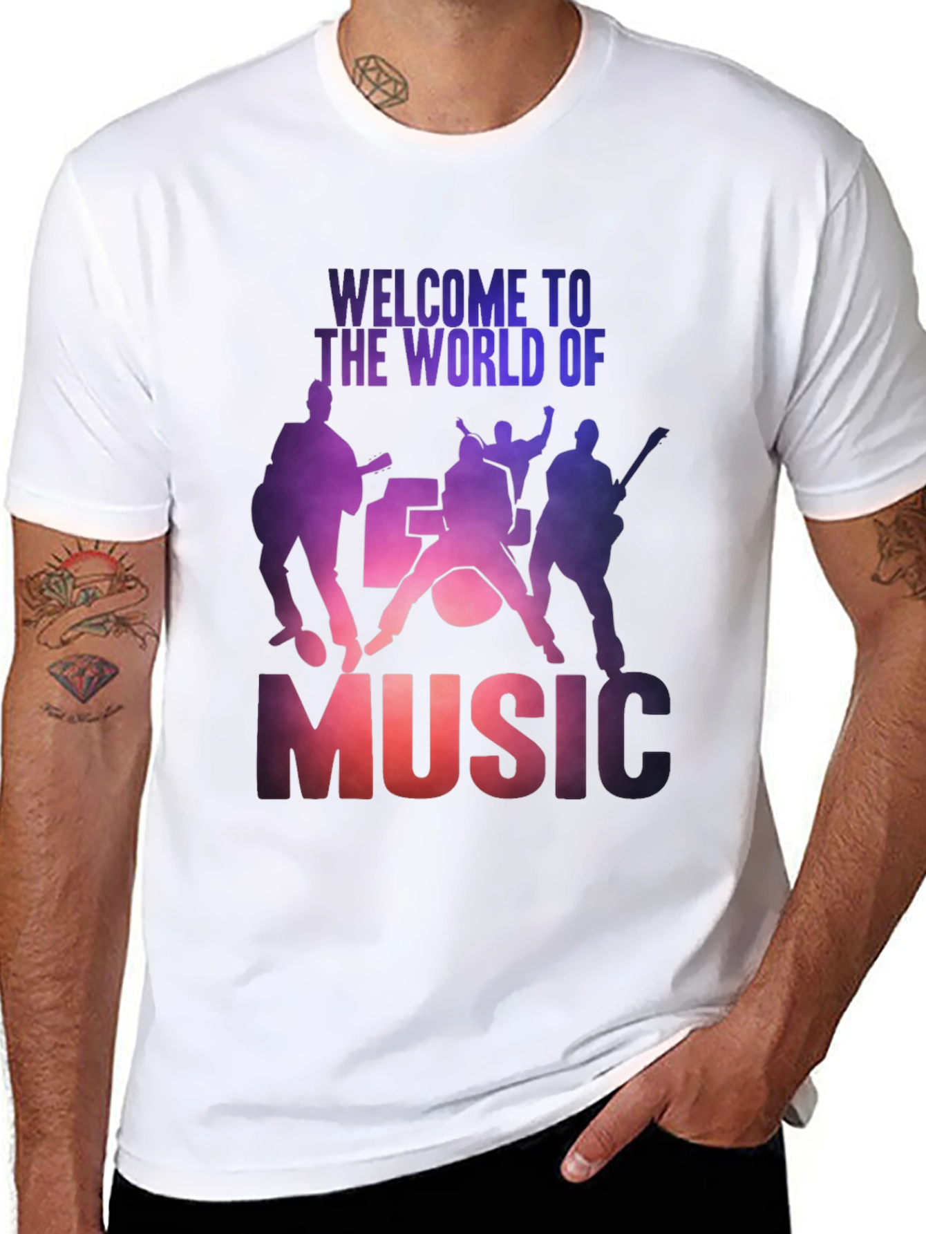 Welcome to the World of Music Graphic Tee